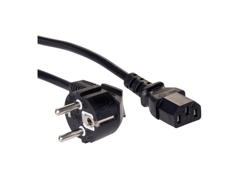 KAB Akyga AK-PC-06C PC Power Cable tápkábel, 3 m, fekete