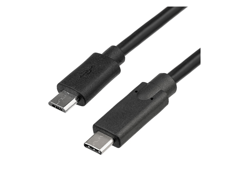 Akyga AK-USB-16 Micro USB / USB Type-C kábel, 1m