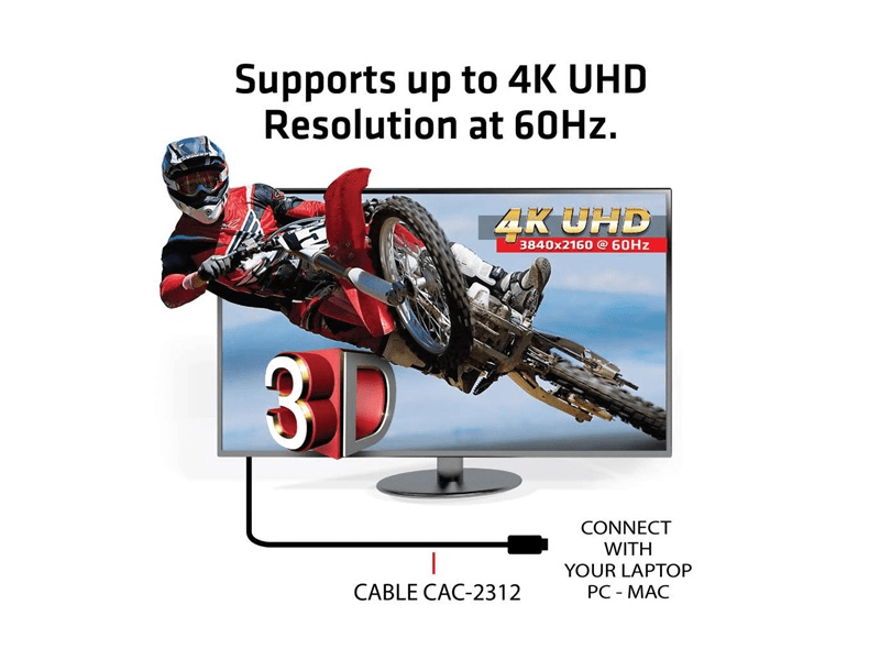 Club 3D CAC-2312 HDMI 2.0 4K60Hz kábel, 5 m