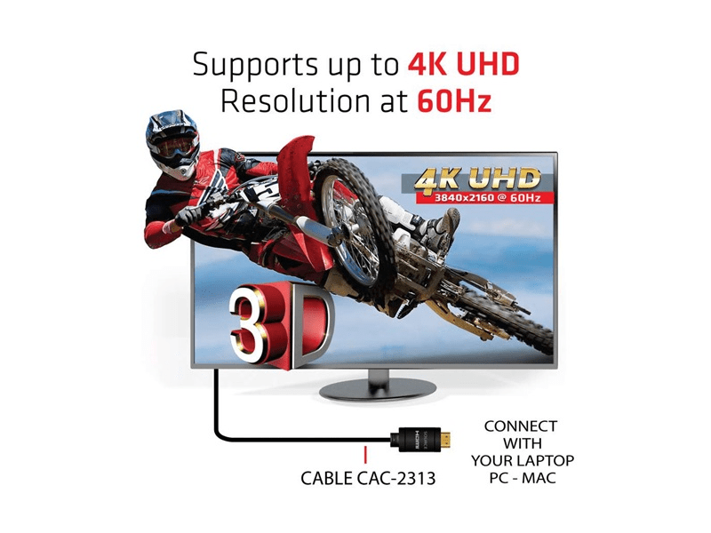 Club 3D CAC-2313 HDMI 2.0 4K60Hz RedMere kábel, 10m