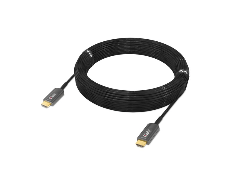 KAB Club3D Ultra High Speed HDMI™ Certified AOC Cable 4K120Hz/8K60Hz Unidirectional M/M 15m/49.21ft