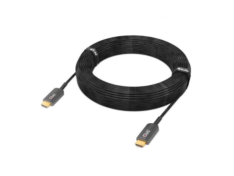 KAB Club3D Ultra High Speed HDMI™ Certified AOC Cable 4K120Hz/8K60Hz Unidirectional M/M 20m/65.6ft