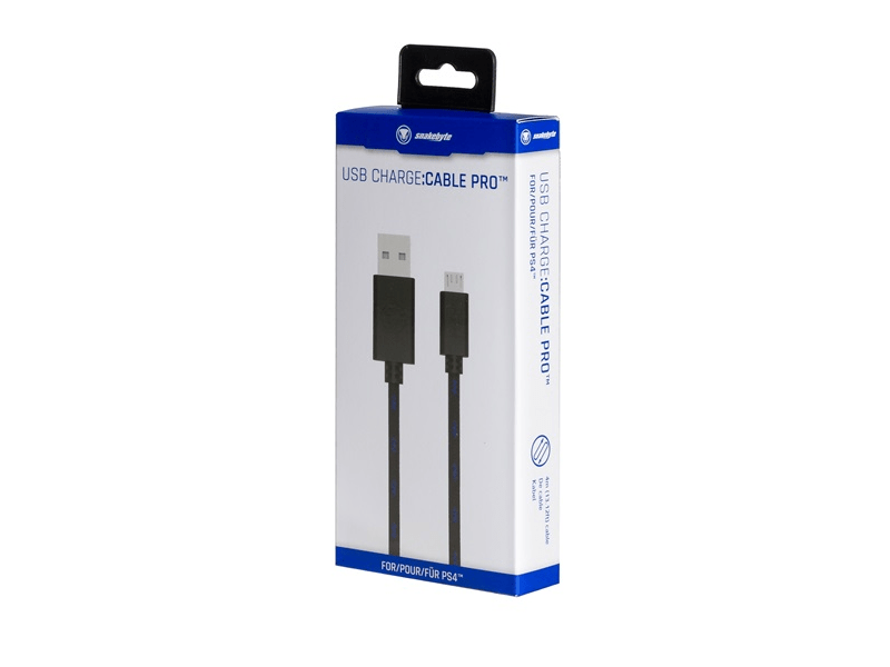 KAB Snakebyte PS4 USB Charge Cable Pro - 4m Meshcable