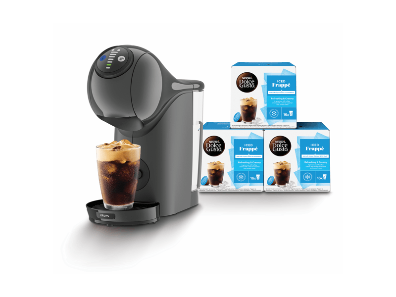 Krups KP243B1CE Nescafe® Dolce Gusto® Genio S Kapszulás kávéfőző + 48db kapszula