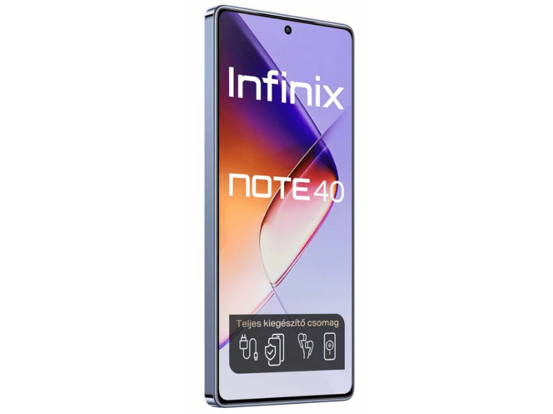 Infinix Note 40 8/256GB + vezeték nélküli töltőpad (Fekete)