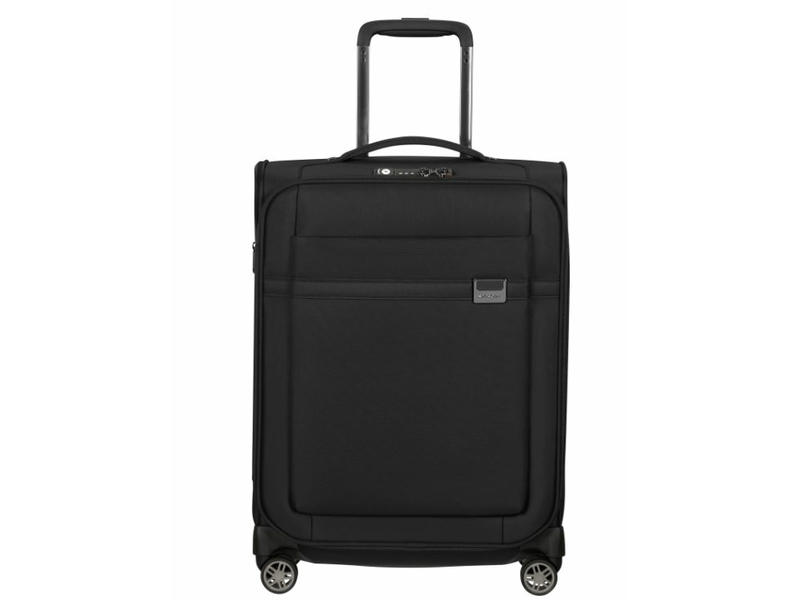 Samsonite Airea Spinner Bőrönd, 55 cm, fekete (133623-1041)