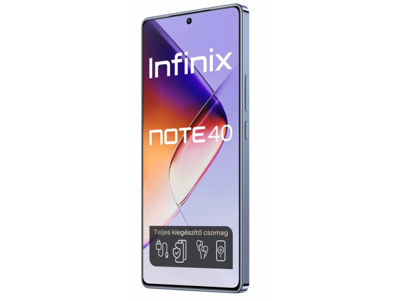 Infinix Note 40 8/256GB + vezeték nélküli töltőpad (Fekete)