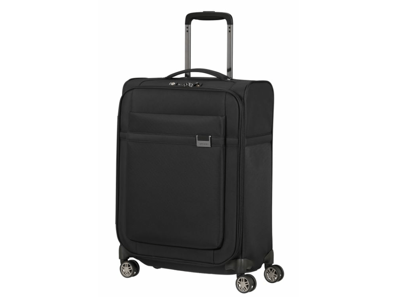 Samsonite Airea Spinner Bőrönd, 55 cm, fekete (133623-1041)
