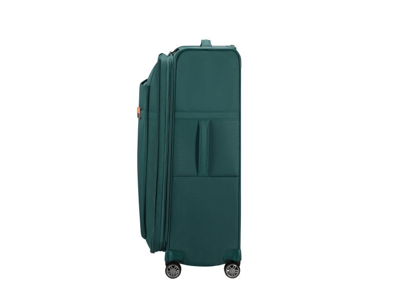 Samsonite Airea Spinner Bővíthető bőrönd, 78 cm, kék-narancs (133626-A481)