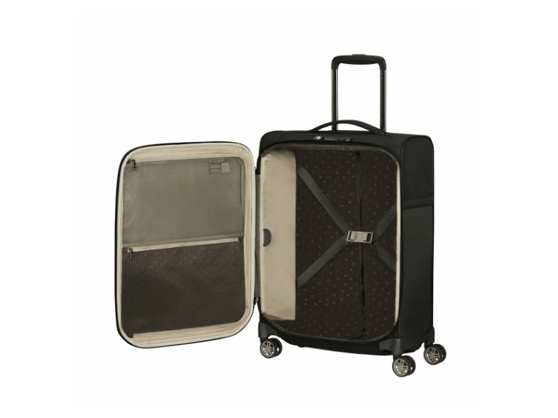Samsonite Airea Spinner Bőrönd, 55 cm, fekete (133623-1041)