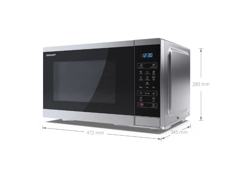 Sharp YC-MS252AE-S mikrovalna pećnica, srebrna