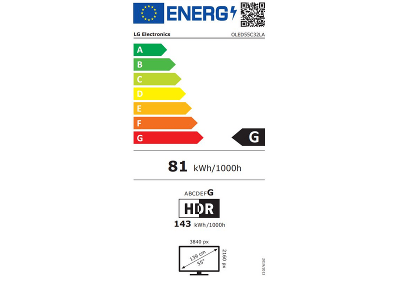 LG OLED55C32LA OLED evo C3 55