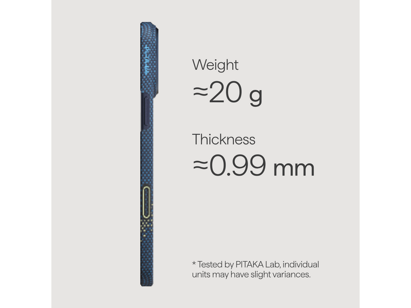 Pitaka StarPeak Ultra Slim iPhone 17 Pro Max tok, Tejút (KI1701MPM)