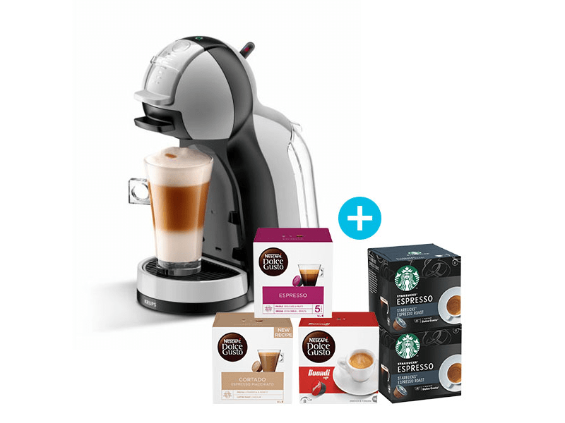 NESCAFÉ® Dolce Gusto® Mini Me Krups KP123B31 Kapszulás kávéfőző + 5 csomag kávékapszula
