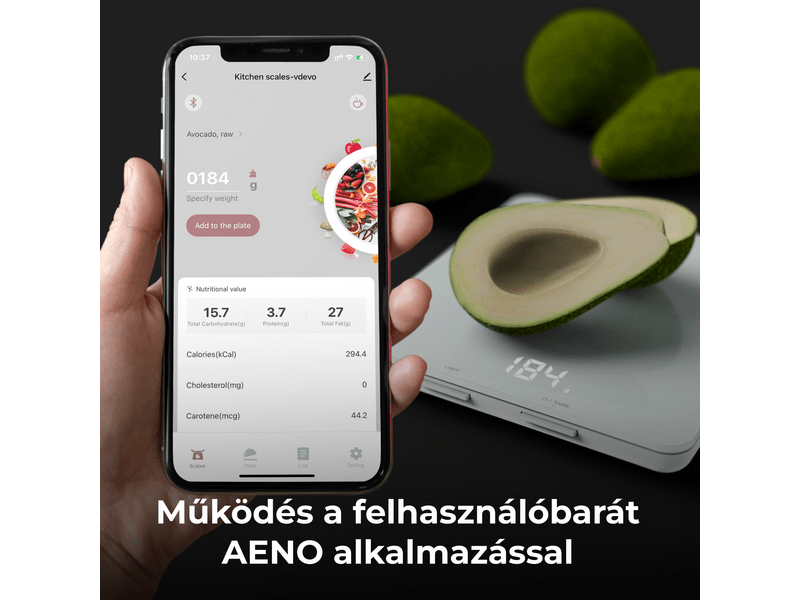 Aeno KS1S kuhinjska vaga (AKS0001S)