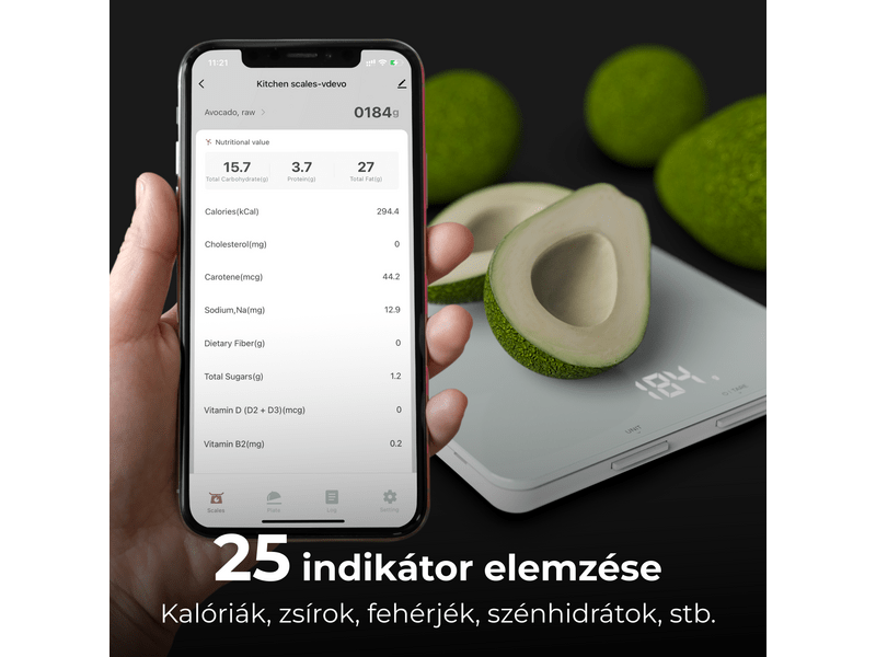 Aeno KS1S Konyhai mérleg (AKS0001S)