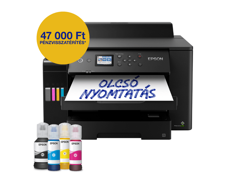 Epson L11160 A3 színes MFP, WiFi, 4500/2800 oldal tintával