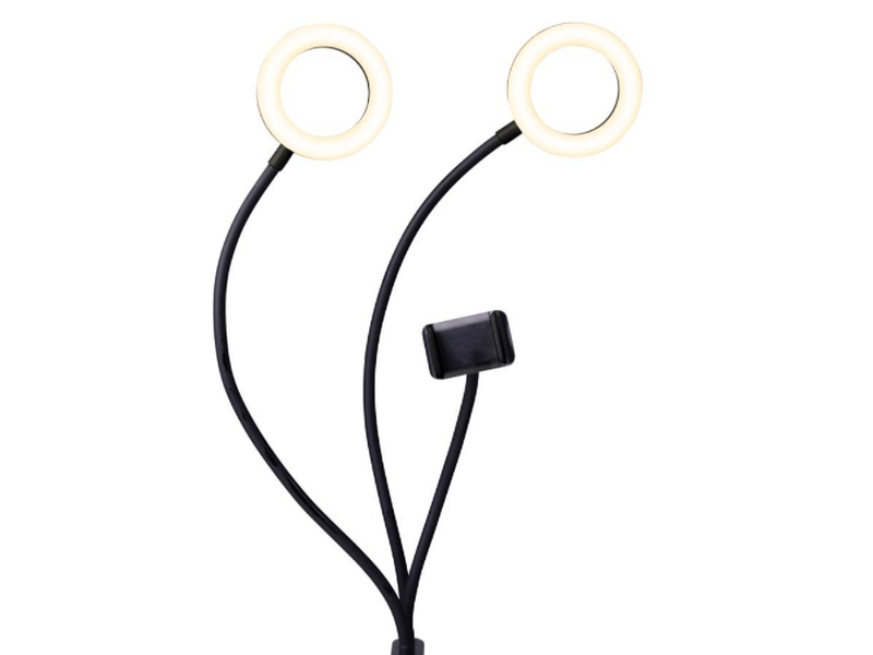 Dörr Bi-Color Dupla hajlítható karú LED körlámpa (371047)