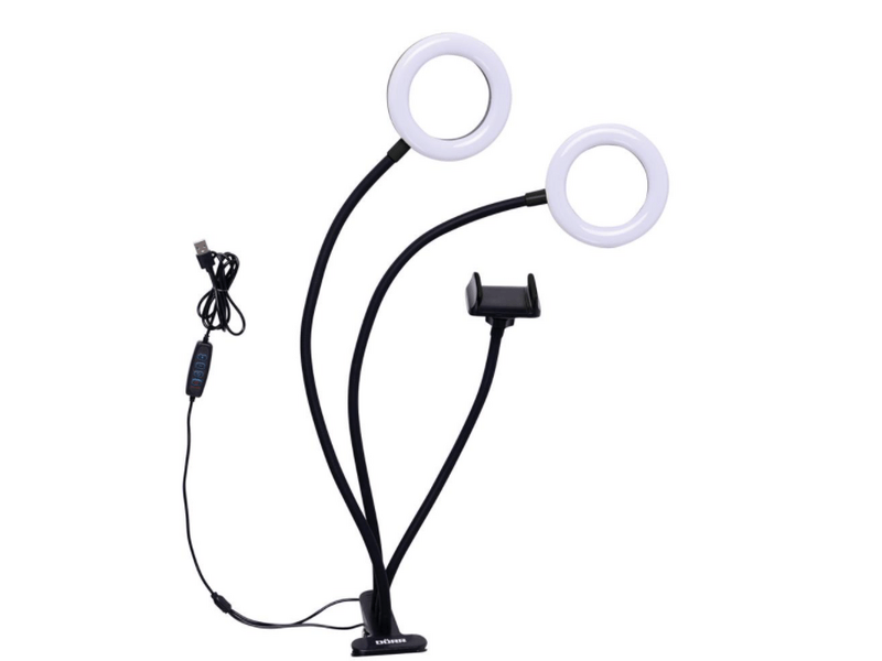 Dörr Bi-Color Dupla hajlítható karú LED körlámpa (371047)