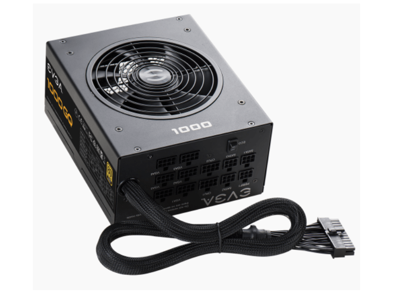 EVGA 1000 GQ, 80+ GOLD 1000W Tápegység (210GQ1000V2)