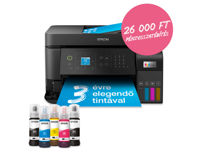 Epson L5590 színes MFP WiFi/LAN 6600/5900 oldal tintával