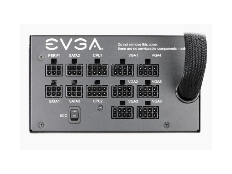 EVGA 1000 GQ, 80+ GOLD 1000W Tápegység (210GQ1000V2)