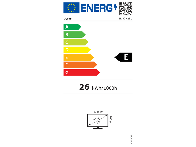 Dyras BL-32N2EU 32” HD LED TV