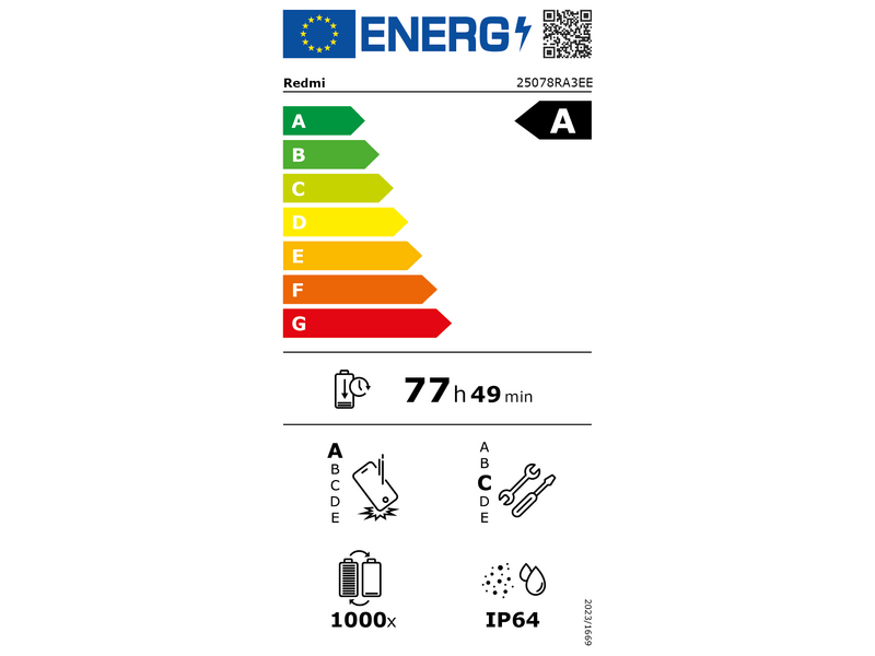 Xiaomi Redmi 15C 4/128GB Okostelefon, fekete
