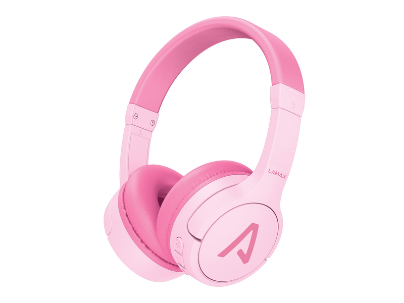Lamax BaseKid1 Bluetooth gyerek fejhallgató, pink (LXOHMBAKI01PA)