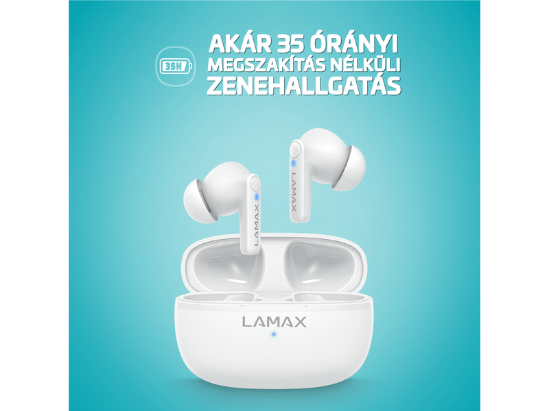 LAMAX Clips1 Play White TWS fülhallgató