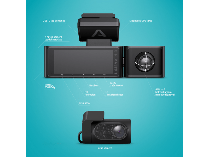 LAMAX N10 3in1 GPS (CDMN10G31BA)