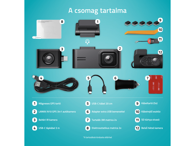 LAMAX N10 3in1 GPS (CDMN10G31BA)