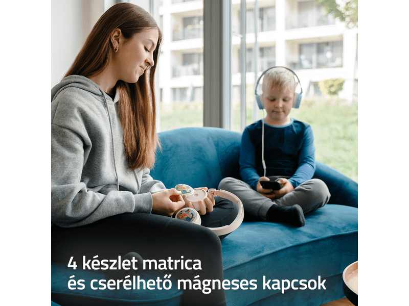 LAMAX Soundkid1 Vezetékes gyerekfejhallgató, kék