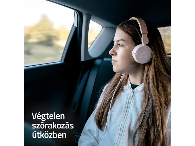 LAMAX Soundkid1 Vezetékes gyerekfejhallgató, rózsaszín
