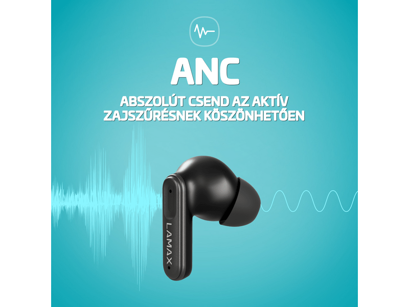 LAMAX SteelClips1 ANC TWS slušalice