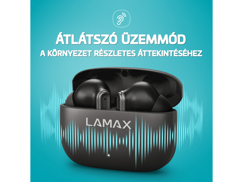 LAMAX SteelClips1 ANC TWS fülhallgató