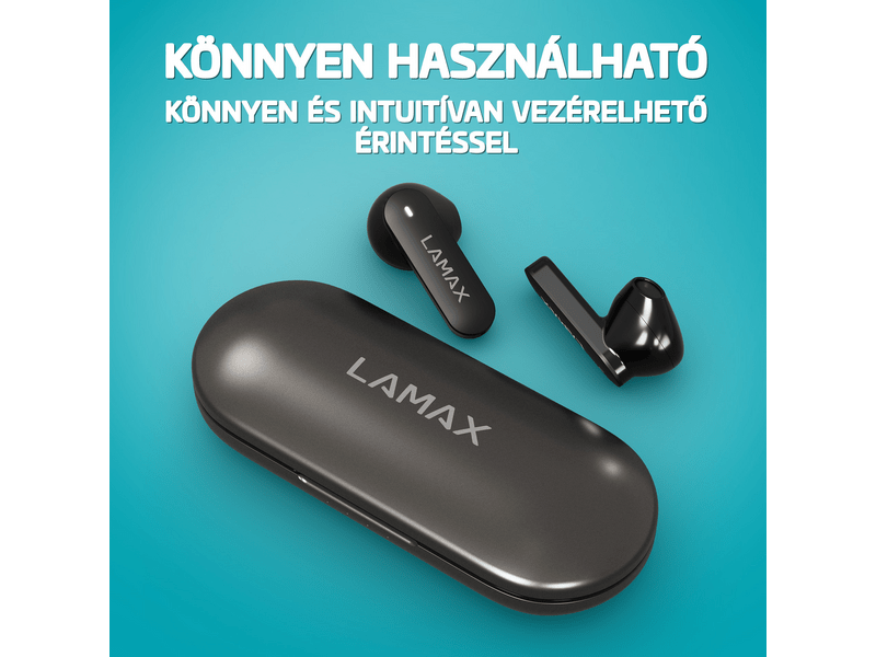 LAMAX SteelTones1 Bluetooth slušalice, crne (LXIHMSTNS1NAA)