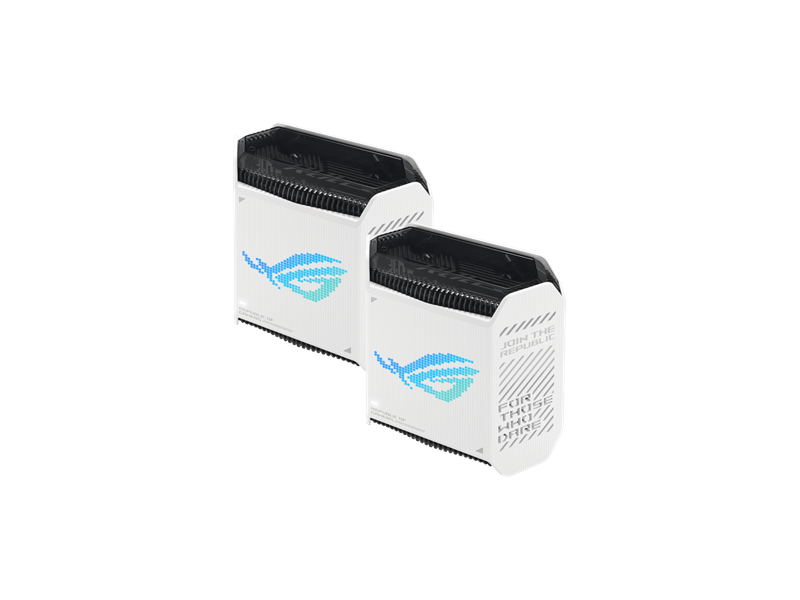 Asus ROG Rapture GT6 (2-Pack) Tri-Band WiFi 6 Mesh Rendszer, fehér