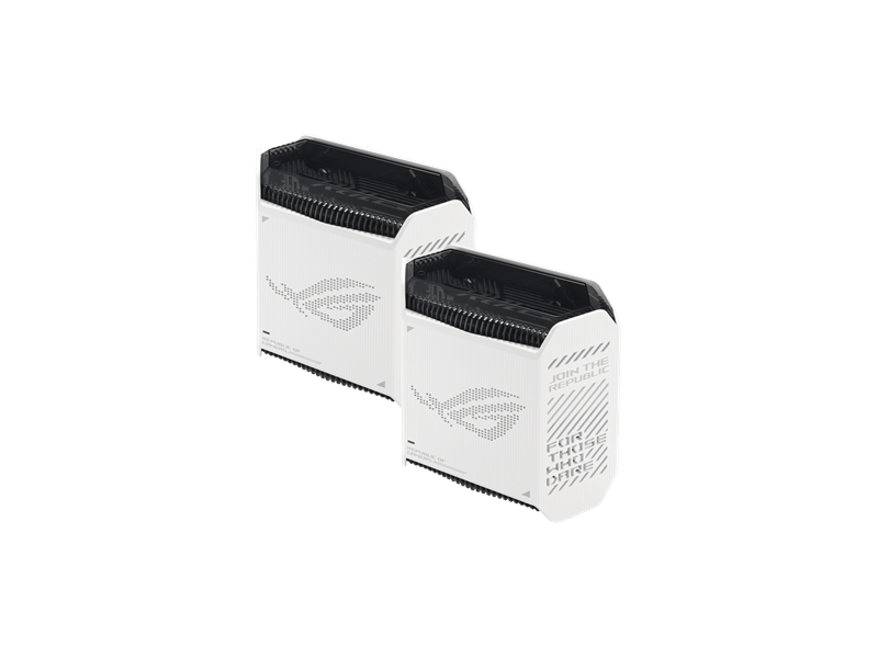 Asus ROG Rapture GT6 (2-Pack) Tri-Band WiFi 6 Mesh Rendszer, fehér