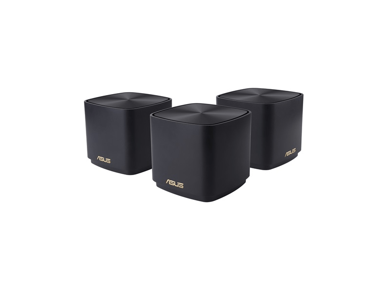 Asus ZenWifi XD4 Plus 3-PK AX1800 Mesh Router, fekete