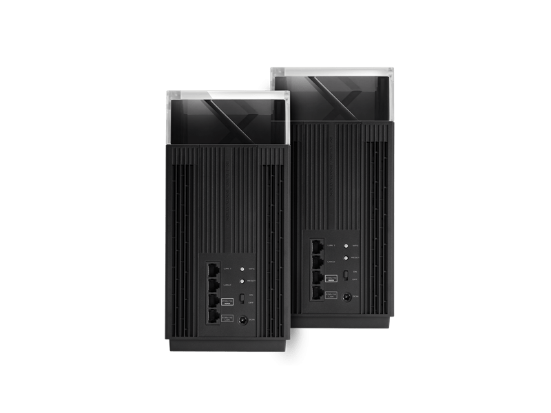 LAN/WIFI Asus Router ZenWiFi Pro XT12 AiMesh - 2-PK - fekete EU - UK