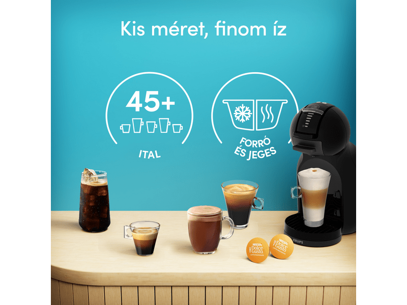 Krups KP1438F0 Mini Me 2 kapszulás kávéfőző, fekete