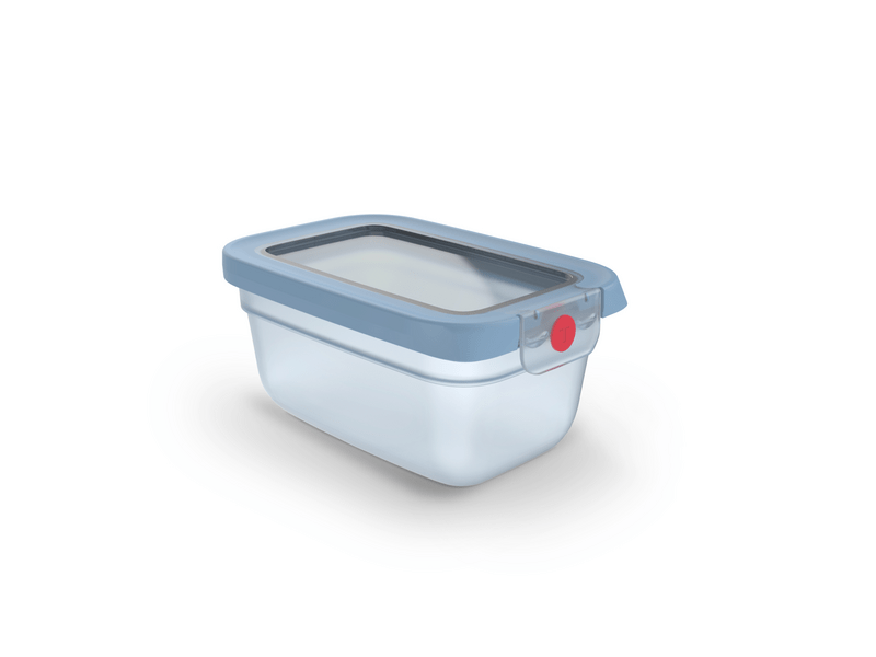 Tefal OneClick Négyszögletű tároló, 0,75l, narancs(N1210410)