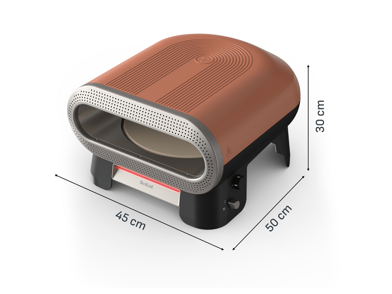 Tefal JM600TE0 Pizza Pronto Elektromos pizzasütő, barna