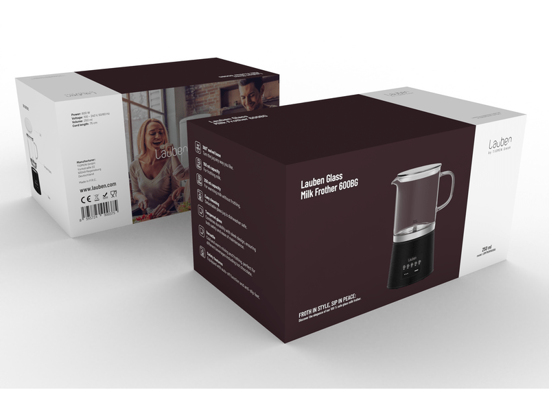 Lauben Glass Milk Frother 600BG Tejhabosító