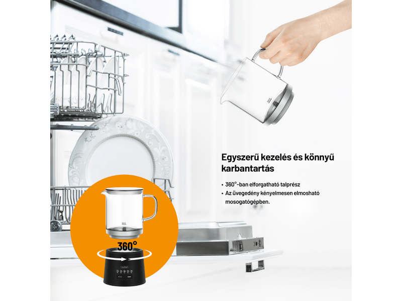 Lauben Glass Milk Frother 600BG Tejhabosító