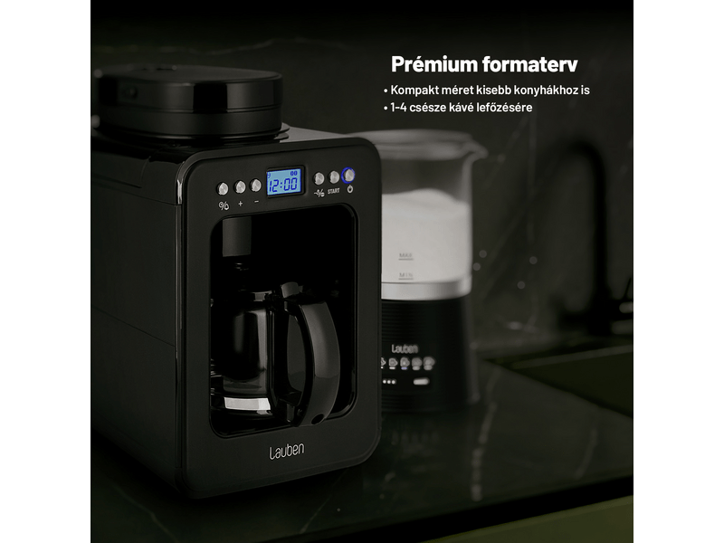 Lauben Grind&Drip 600BB Kávéfőző beépített darálóval