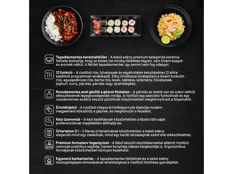 Lauben Multifunction Rice Cooker 2000BW kuhalo za rižu