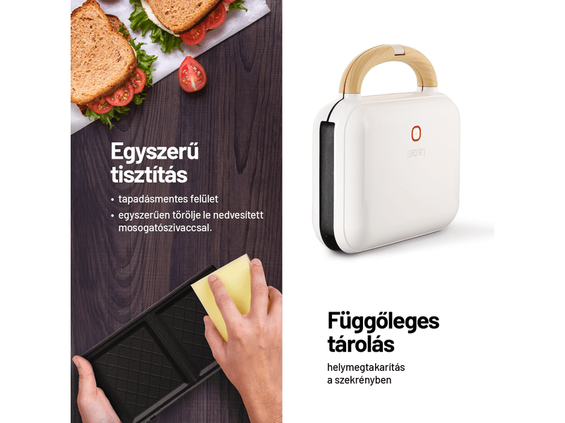 Lauben NSM900WW 3in1 szendvicssütő