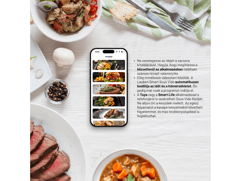 Lauben LBNSSV1200SB Smart sous vide rúd